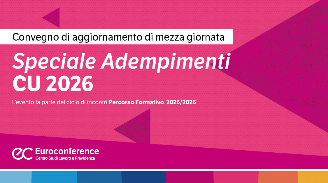 Immagine Speciale Adempimenti CU 2026 | Euroconference